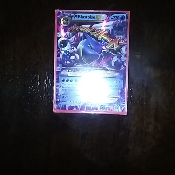 Blastoise holographic card